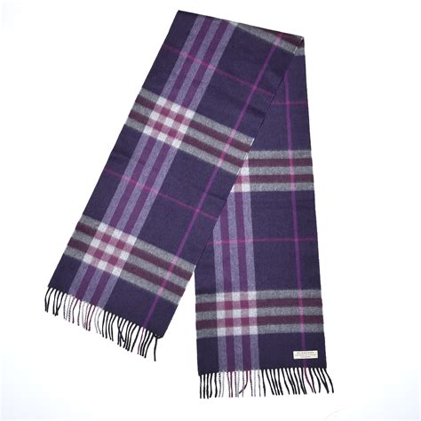 burberry purple cashmere scarf